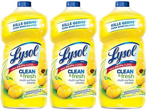 Amazon Com Lysol Clean Fresh Multi Surface Cleaner Lemon
