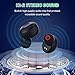 True Wireless Earbuds, Arsiperd Bluetooth 5.0 Headphones 60H Playtime IPX56 Waterproof Deep Bass Stereo Sound with Mic, Auto Pairing, Sport Earphones Headset Earpiece with 2000mAh Charging Case