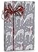 Cakesupplyshop Ck44k - Silver Snowflakes and Christmas Holiday Reindeer Gift Wrap Wrapping Paper - 16foot Roll