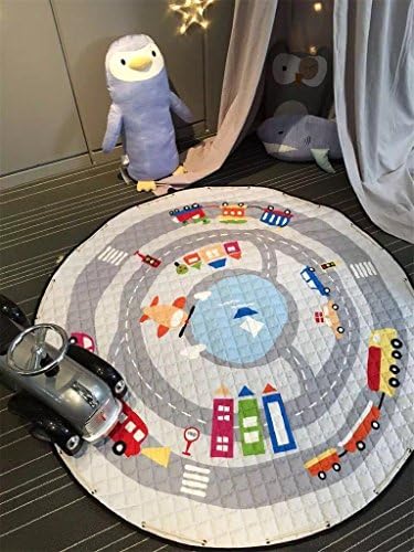 ForSeil Kid Toy Storage Organizer Bag Container Cotton Lego Storage Foldable Portable Bag Children's Play Mat (59 inch)