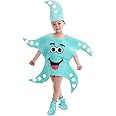 Quenny children's marine animal costume,seahorse octopus starfish crab Halloween dance costume.