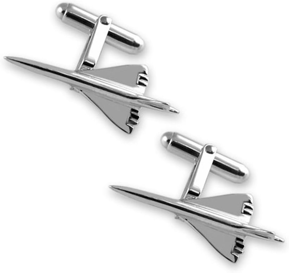 Sterling silver Concorde cufflinks Amazon.co.uk Kitchen & Home