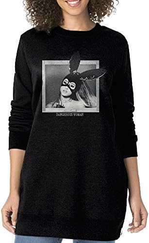 Graphic Women's Ariana Grande Dangerous Woman Hooded Sweatshirt.