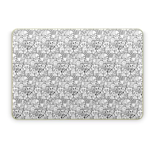Laptop Skin Compatible with Apple MacBook Neo - Doodle Friends - Premium 3M Vin…
