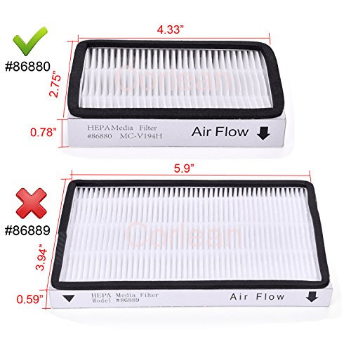 4-Pack - Kenmore EF-2 86880 Exhaust Vacuum HEPA Filters. Compare to Replace Sears Kenmore Part # 20- - //medicalbooks.filipinodoctors.org