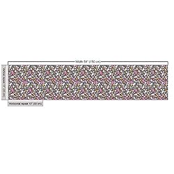 Ambesonne Cartoon Fabric by The Yard, Kawaii