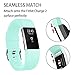 POY Replacement Bands Compatible for Fitbit Charge 2, Classic & Special Edition Sport Wristbands, Small Teal, 1PC