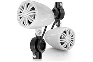 Pyle 2.25” Waterproof Off-Road Speakers - 20W Marine Grade Passive Woofer Sound System Full Range Outdoor Audio Stereo Speake