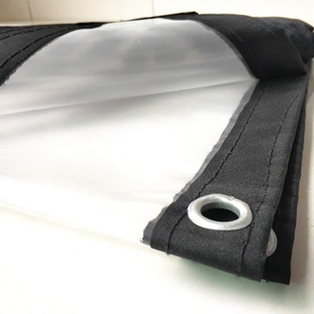 QXJPZ Extra Thick Clear Heavy Duty Polythene Sheeting (Various sizes)