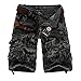 LOVECC Men's Cotton Loose Fit Multi Pocket Cargo Shorts