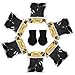 Furniture Socks, Outgeek 24 Pack Knitted Furniture Feet Socks Chair Leg Floor Protectors (Black)