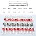 100pcs Solder Seal Wire Connectors | Waterproof Insulated Heat Shrink Solder Electrical Terminals | for Automotive, Marine, Trailer Wiring Repair | No-Crimp Splice, Red 22-18 AWG