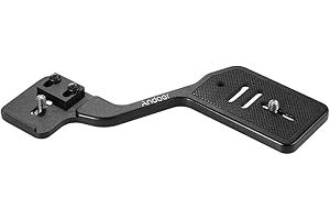 Andoer Universal Aluminum Bracket Mount Holder for Camera Speedlite Flash Light with 1/4Inch Screw for Canon Nikon Sony DSLR 