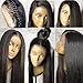 Maxine Hair Brazilian Lace Front Wigs Virgin Human Hair Glueless 360 Lace Frontal Human Hair Wigs With Baby Hair For Black Women 22inch Lace Wigs Pre Plucked