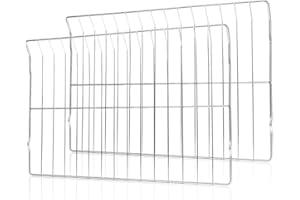 KOZHOM [Upgraded] 304 Stainless Steel Range Oven Rack DG75-01001C for Samsung Range/Stove, Rack-Flat, Replaces DG75-01001A, DG75-01001B, DG75-01001D, 24.7'' x 16.5'' Size, Not Universal