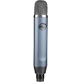 Logitech Blue Ember XLR Condenser Mic for Recording and Streaming, Custom Cardioid Capsule and Mic Stand Mount, Gray (Renewed)