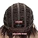 REMY FORTÉ Lace Front Wig For White Women Ombre Blonde Brown Roots Heat Resistant Fiber Wigs Synthetic Natural Wave Hair Wig With Large Area“L” Mono Lace 201Grams 18 Inches (NT6/613F)