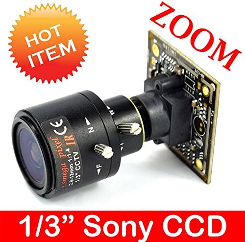 KKBOYS CCTV 1/3 Effio CCD 960H 700TVL HD Mini Spy Security Camera 2.8-12mm Varifocal Wide Angle Lens PCB FPV Surveillance Camera