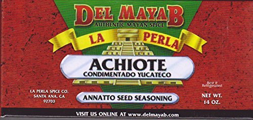 La Perla del Mayab Annatto Seed Paste Achiote, 14 oz. by La Perla Del Mayab
