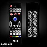 REIIE Backlit 2.4G MX3 Pro Multifunctional Wireless Mini Keyboard And Infrared Remote Learning For KODI, Google Android Smart TV/Box, IPTV, HTPC,Mini PC,Windows,MAC OS,Linux OS,PS3, Xbox 360