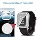 NANW Screen Protector Case Compatible with Fitbit Versa 2, 4-Pack Ultra Slim Soft Full Cover Case Bumper Frame Accessories for Versa 2 Smartwatch