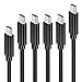 CHOETECH USB C Cable, 6-Pack USB C to USB C Fast Charging Cable Compatible with 2018 Macbook Air, iPad Pro, Macbook Pro, Google Pixel 3/3XL /Pixel 2 XL, Nexus 5X/6P and More(1.6ftx1+3.3ftx4+6.6ftx1)
