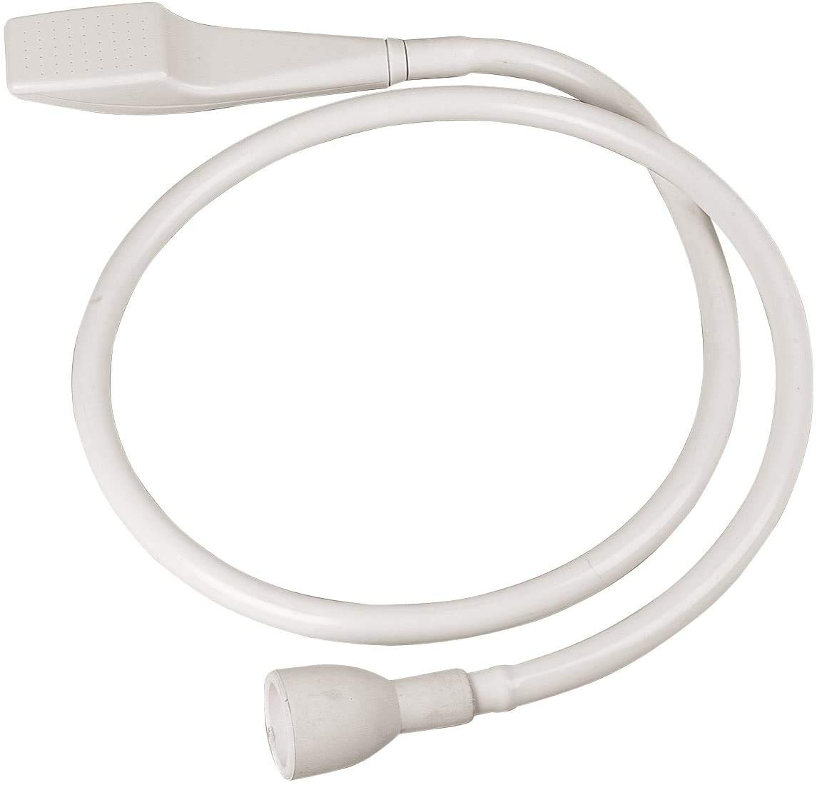 IBEAUTY SHOWER HOSE MIXER TAP CONNECTION HAIRDRESSERS ATTACHMENT SINGLE WHITE