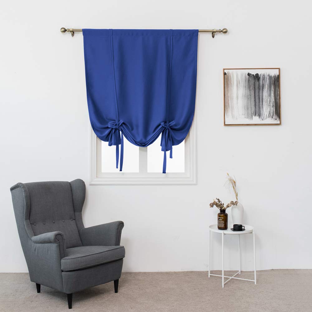Buy Curtain Blackout Tie Up Modern Thermal Insulated Solid