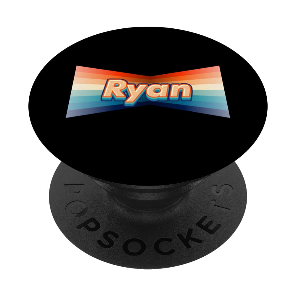 Ryan Gifts Idea Retro First Name Vintage Ryan PopSockets Swappable PopGrip