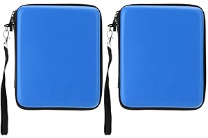 2Pcs Carrying Case for 2DS Console, EVA Hard Shell Carrying Case Portable Bag with Lacing for 2DS Console and Accessories, Wa