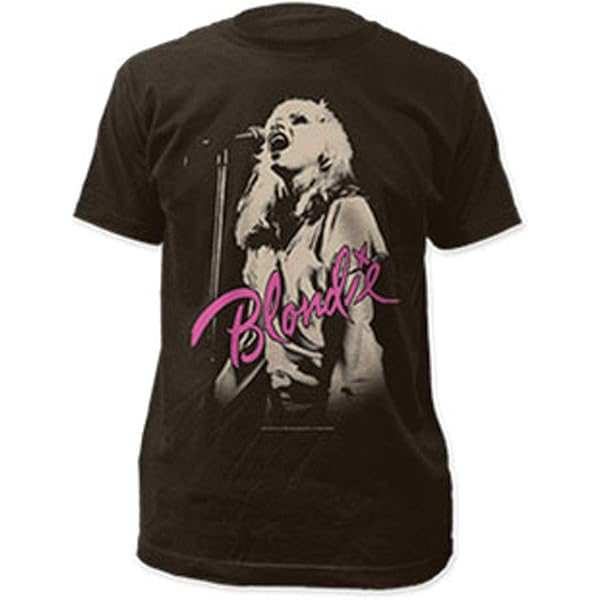 Blondie Mic Stand Boyfriend Fit T Shirt Size XXL