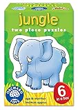 Jungle 2 Piece Puzzles, 6 Count