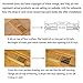 Homewell Red Oak Wood Floor Register Vent, Drop in Vent, 4x12 Inch, Unfinished