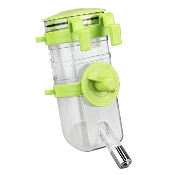 Leak Proof Cage Attachment Water Bottle Cum Feeder For Hamster