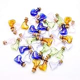 2ml Small Mini Glass Bottles Jars with Cork