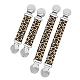 Pant Clip on Amazon: Boot Snugs Boot Clips, Boot Straps Stirrups - Boot Snugs Boot Straps Pant Clips for Smooth Jeans in Boots (Cheetah 3