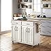 Dolly Madison White Kitchen Cart by Home Styles