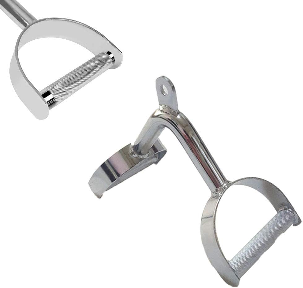 AMhuui Gym Attachment,Home Cable Attachment Handle Machine U-Shaped Bar Press Tools Pro-Style Pro-Grip Lat