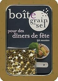 Boîte grain de sel pour des dîners de fête