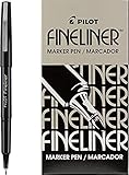 Pilot Fineliner Markers pen set, Black fine point