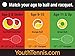 Penn QST 60 Tennis Balls - Youth Felt Orange Tennis Balls for Beginners