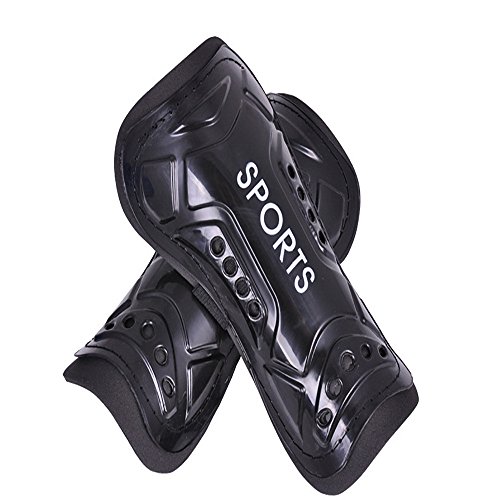 Lywey Soccer Shin Pad Protective Gear Football Guard Board for Teenager and Adults Safety Protective, Gift For Soccer Basketball Lover Fans (black)