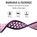 Universal 18mm 20mm 22mm 24mm Width Silicone Watch Band Replacement, Quick Release Rubber Watch Bands for Men & Women (20mm, Purple-Pink)