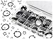 Performance Tool W5212 300pc External Snap Ring Assortment,Black