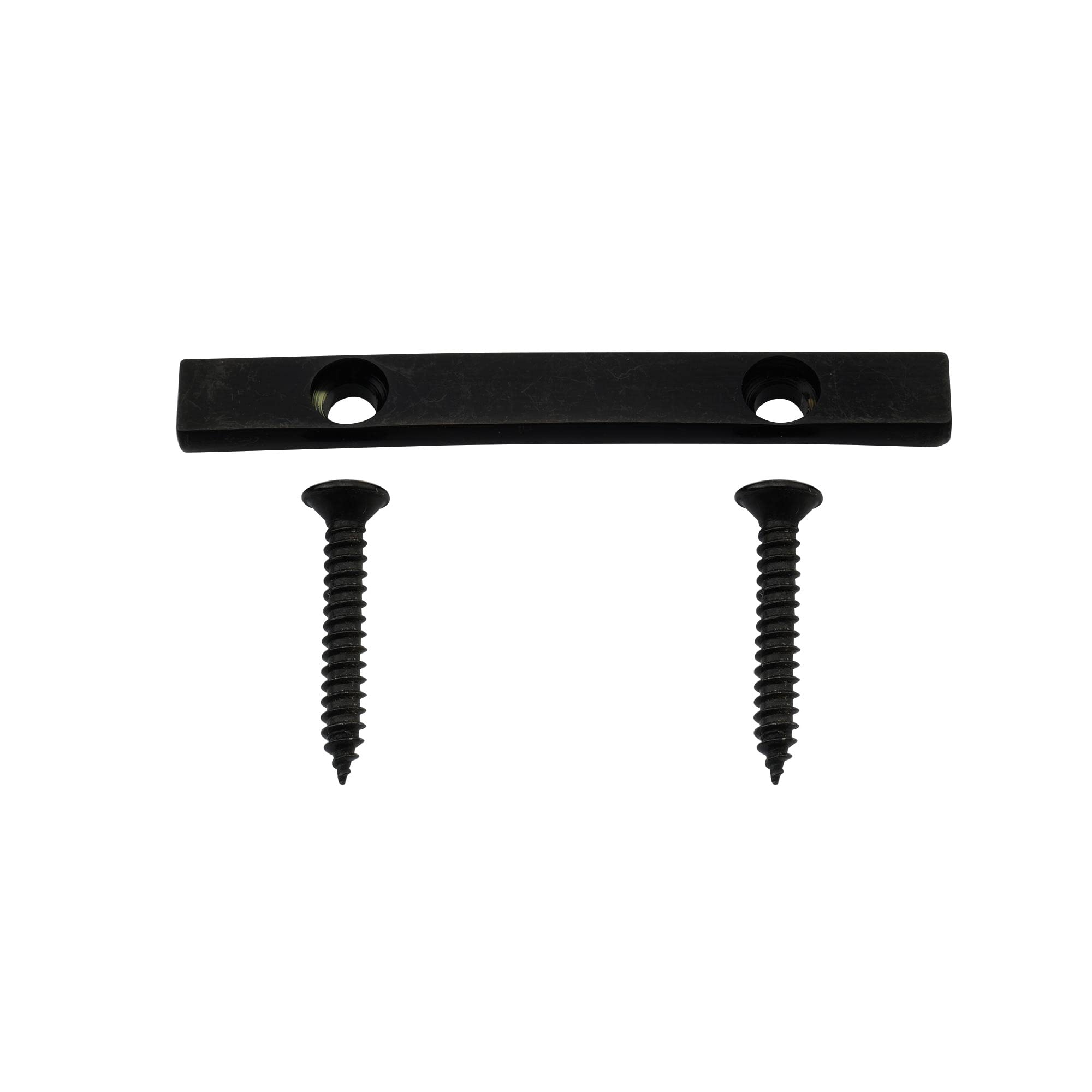 Musiclily Pro 45mm Brass Bass String Retainer Bar for 5-String Electric Bass, Black