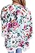 PRETTODAY Women's Floral Print Kimono Cardigans Lace Hemline Loose Cover Ups