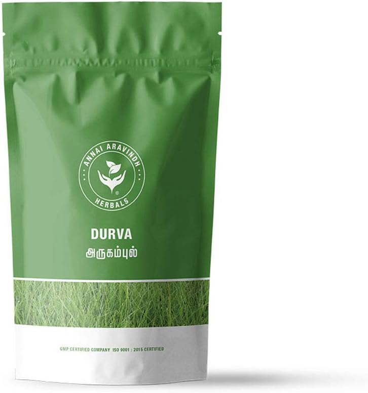 Bermuda Grass (Cynodon dactylon) Pure Herbal Powder (150 Gram / 5.29 oz)