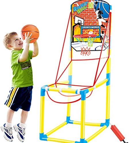 Osave Hoop Shot Arcade Basketball Game Single Shot Indoor Shooting System with Mini Hoop, Ball and Pump for Kids