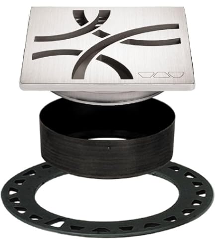 thumbnail image 2 of Schluter Kerdi Drain Grate Assembly - Adjustable Stainless Steel Shower Drain 2 of 12