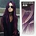 Berina Permanent Hair Dye Color Cream # A14 Dark Brown Violet